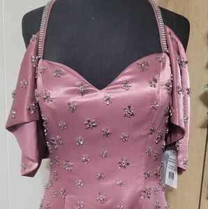 Sherri Hill, cocktail dress, mauve size 6